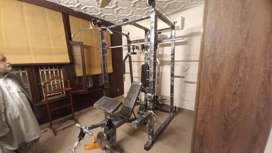 03335401216 Functional trainer cable cross over Smith squat bench gym