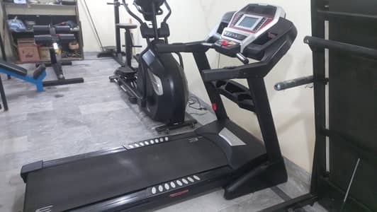 200kg Sole Auto Treadmill Elliptical cycle exercise machine running wa