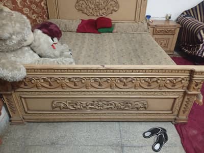 Wooden and Chipboard Bed for sale