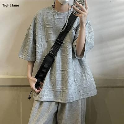 new trendy t shirt unisex oversized drop shoulder