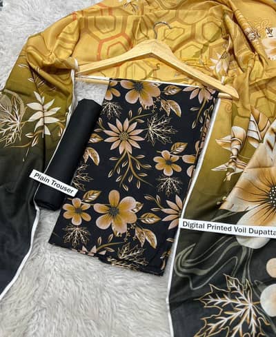 Printed 3pc Collection | Lawn | 100% Garenty