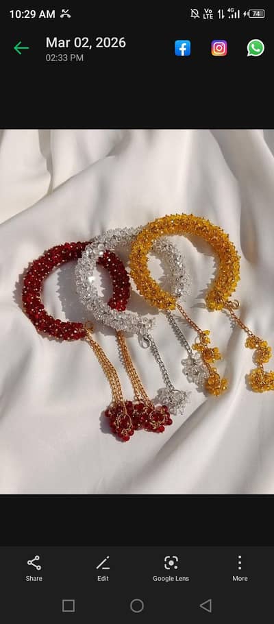 Beautiful Gajra Bracelet | 1pcs Elegant Bracelet