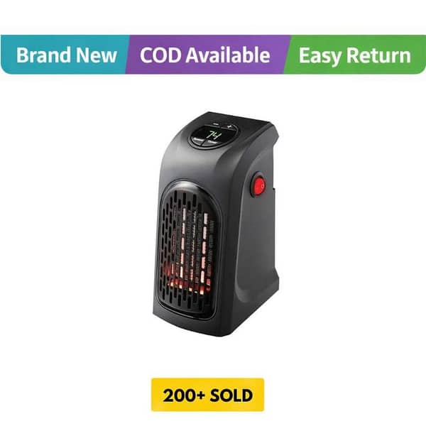 Portable Mini Handy Heater, Handy Heater Compact Digital Electric Heater Fan Wall-Outlet Heater For Room. . . .
