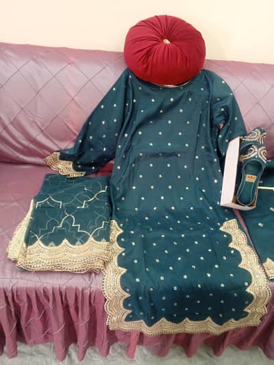 Medium Zinc Colour Long shirt with plazo.