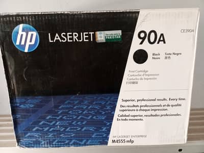 HP 90A Black Original LaserJet Toner Cartridge, CE390A