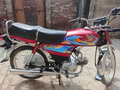 Honda cd 70 only 6 days use