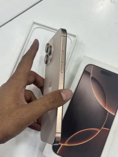 Iphone 16 pro max 256gb PTA Approved desert