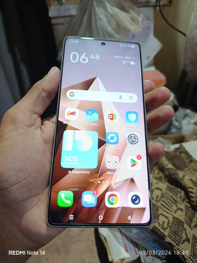 infinix note50 for sale lush conditions 10/10 with wireless charging