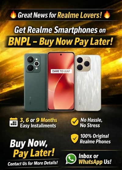 realme mobile installment available