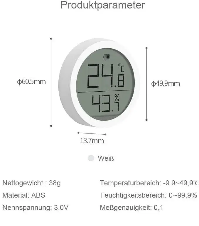 Thermometer Hygrometer Bluetooth incubator Support High-Precision — photo 7