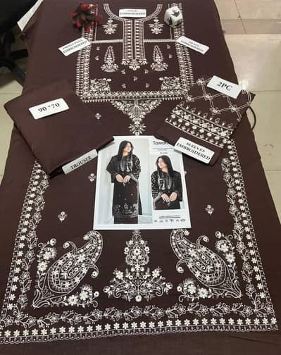 dresses / unstitched embroidery and printed dresses / 2pcs 3pc suits