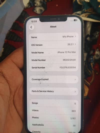 12 pro max 256gb non PTA