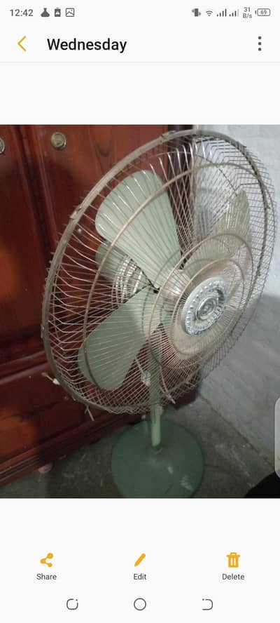Oedestal Fan / stand fan