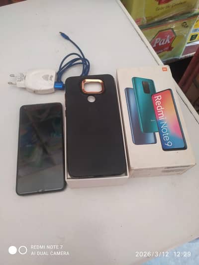 Xiaomi Redmi note 9 camplite box