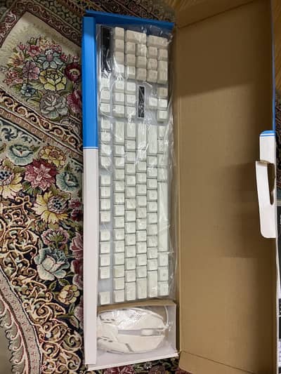 White keyboard and mouse for sale