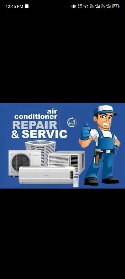 ac service fitting gass charging