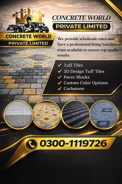 Tuff Tiles Pakistan Interlocking Pavers Pakistan Heavy Duty Pavers
