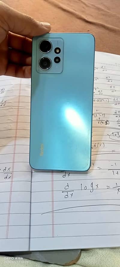 Redmi note 12 memory 8/128 new condition