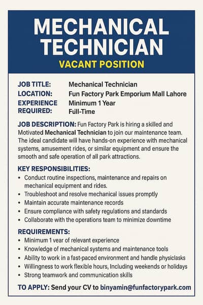 Mechanical Technician