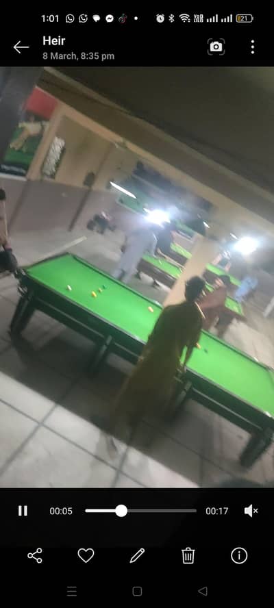 Running profitable Snooker Club for sale