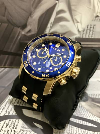 INVICTA SPORTS-NEW WATCH WITH CHRONOGRAPH-SEIKO CITIZEN CASIO ARMANI