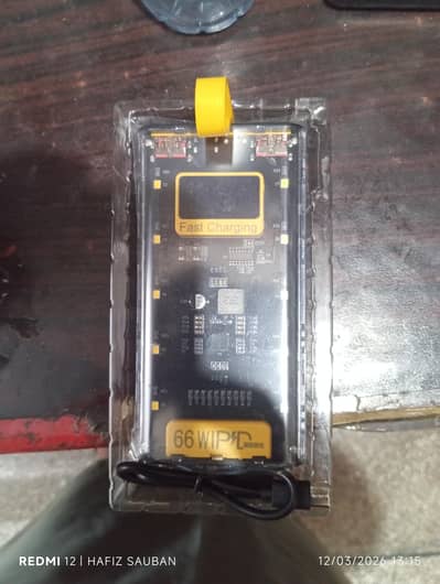 NEW POWER BANK 22.5W 20,000MAH BLACK COLOUR