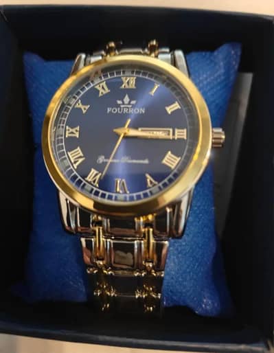 Luxury Men's Stainless Steel Quartz Watch