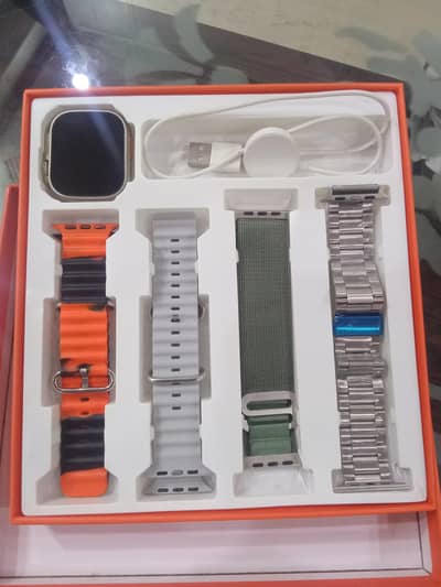TX Ultra Smart Watch 4 Straps For Sale