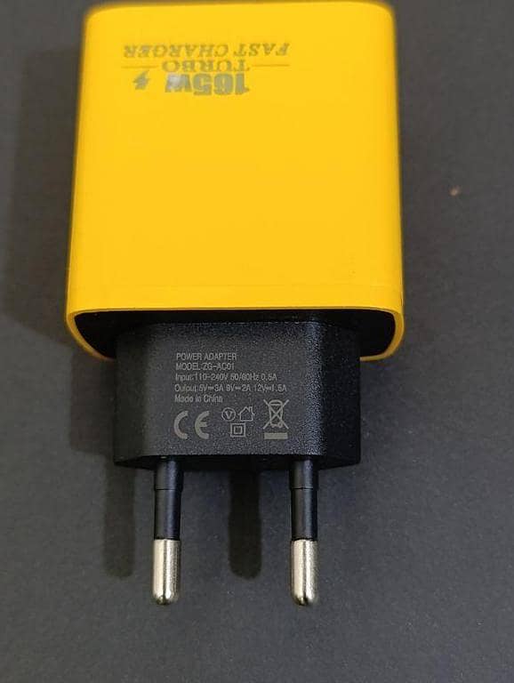 165W Turbo Fast Charger – Dual Port USB + Type-C Mobile Charger