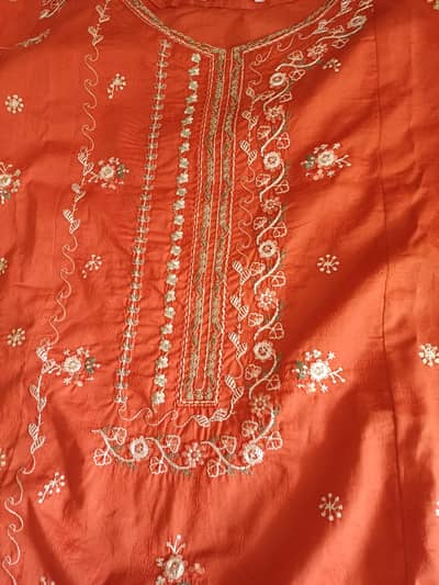 new tagged dress orignal khaddi. . . . cutwork fully embrided embelishment