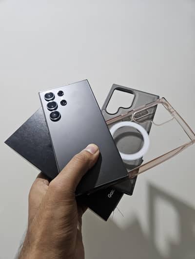 S24 Ultra 12/512 Dual Physical Approved 10/10 with Original Box Cable