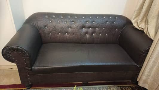 leather sofa set good condition