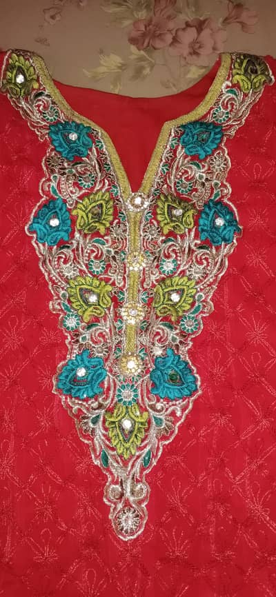 3 Piece Embroidered Dreas