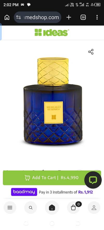 memories perfume by ideas