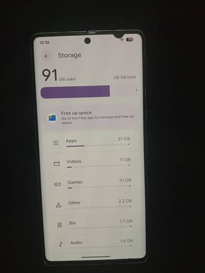 Google pixel 7 pro 12 GB 128 GB just minors are dot