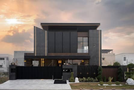 One Kanal Brand New Luxury Ultra-Modern Design Most Beautiful Bungalow 2 Servant Quarter In Basement For Sale At Prime Location Of DHA Lahore Near To Park Masjid & DHA Raya Fairways Commercial.