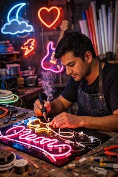 Neon craftsman