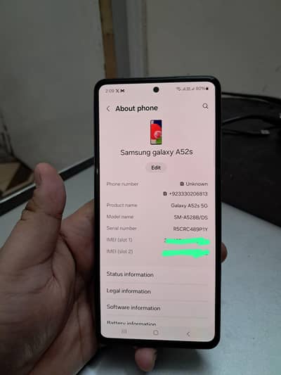 Samsung a52s 5G for sale