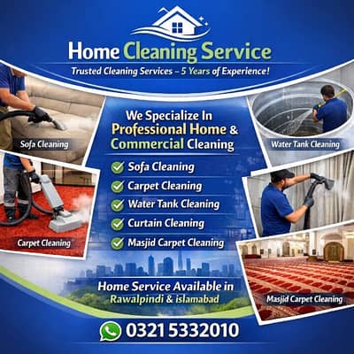 Sofa Cleaning service /Water Tank Cleaning /Carpet & Chairs Cleaning