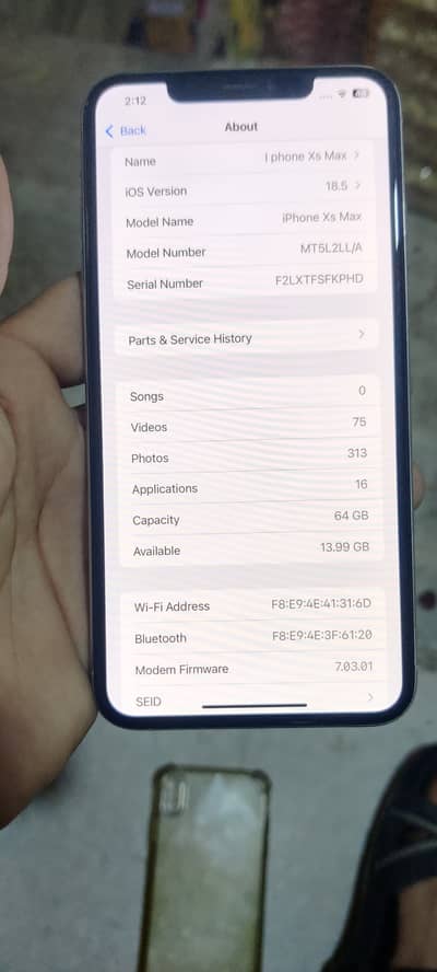 Xs Max Jv 64 GB
