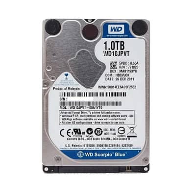 1 TB Hard disk