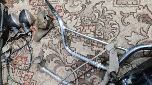 suzuki gs150 SE japnese bike parts handle, light,meter, chesis, grip