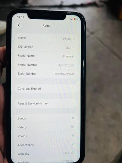 Iphone 11 All ok face id work battery health 96 bost