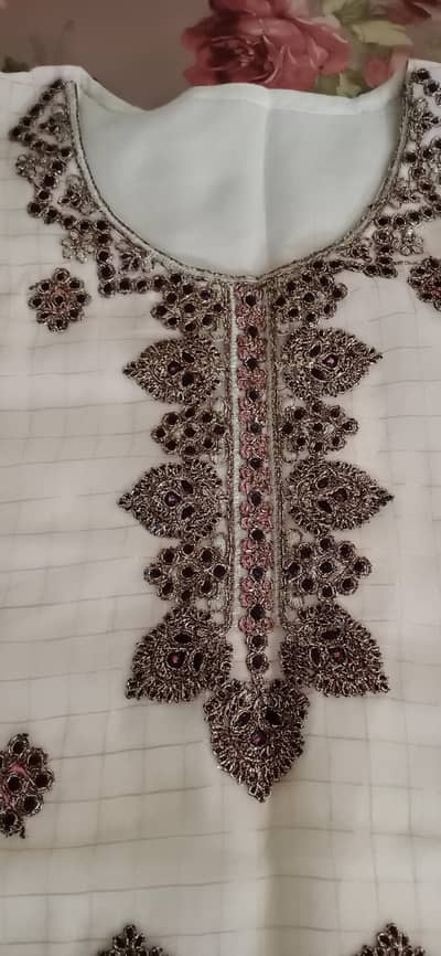 3 Piece Embroidered  Suit – Party Wear”