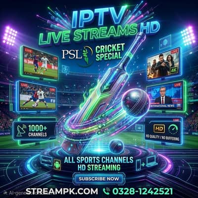 Iptv 4k for Psl Live