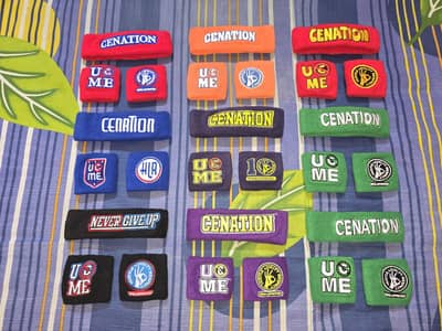 WWE Shop Authentic John Cena's Wristbands Set