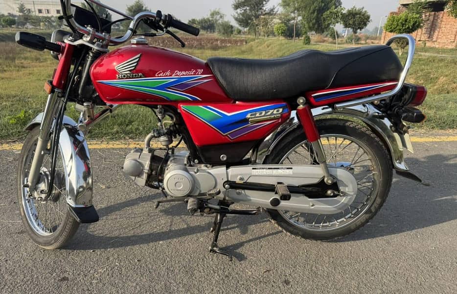 ہونڈا سی ڈی 70 ڈاکومنٹ کلیئر ہیں 0