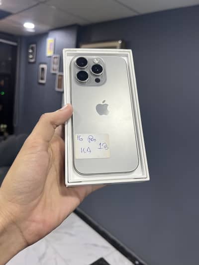 iphone 16 pro 1 TB non pta lla complete box 0342/7849/614
