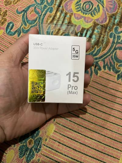 iPhone 15 pro max original adaptor
