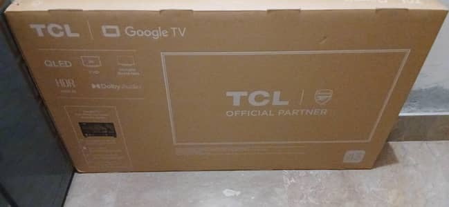 TCL 43" box pak new Q. LED new 100% new box pak sel